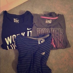 3 Women’s Athletic T-shirt’s (Bundle!)